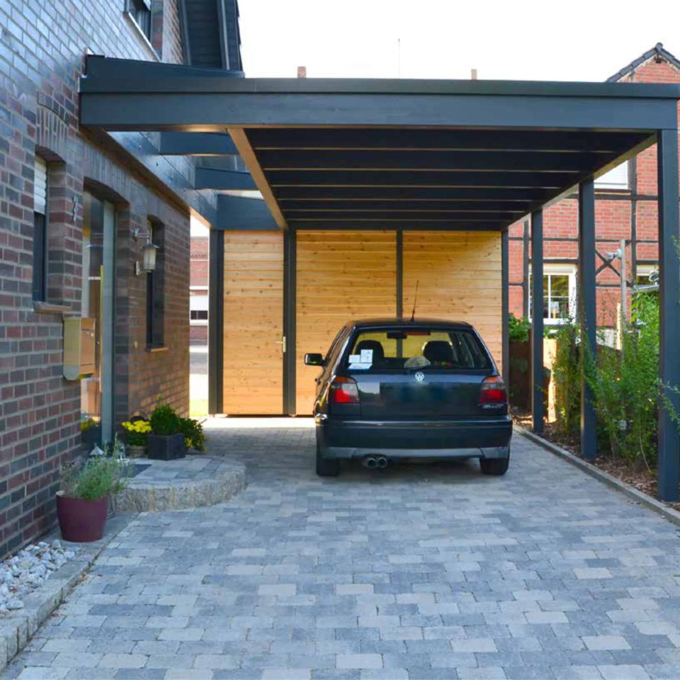 Carport von der Tischlerei Hüser