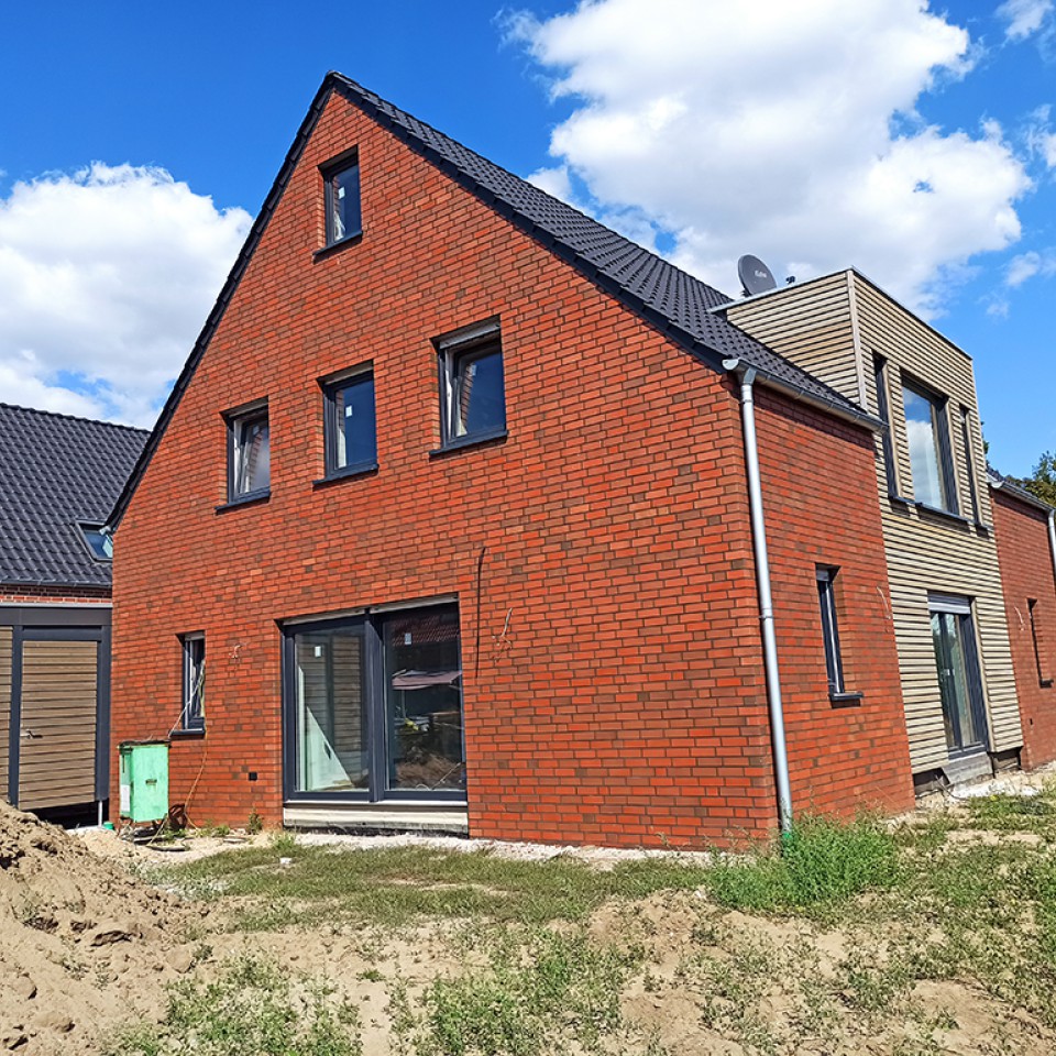 Erker mit Holzverkleidung