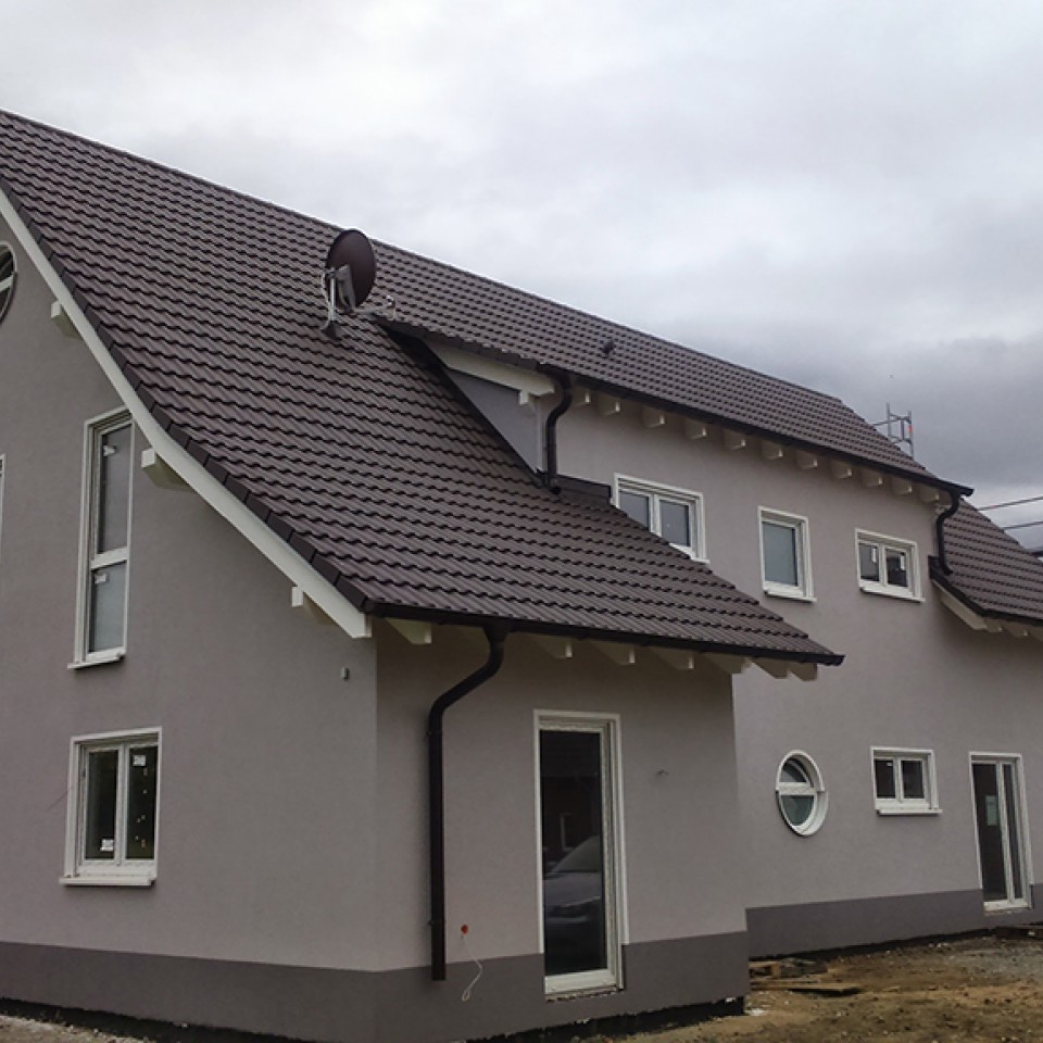 Einfamilienhaus mit Putzfassade