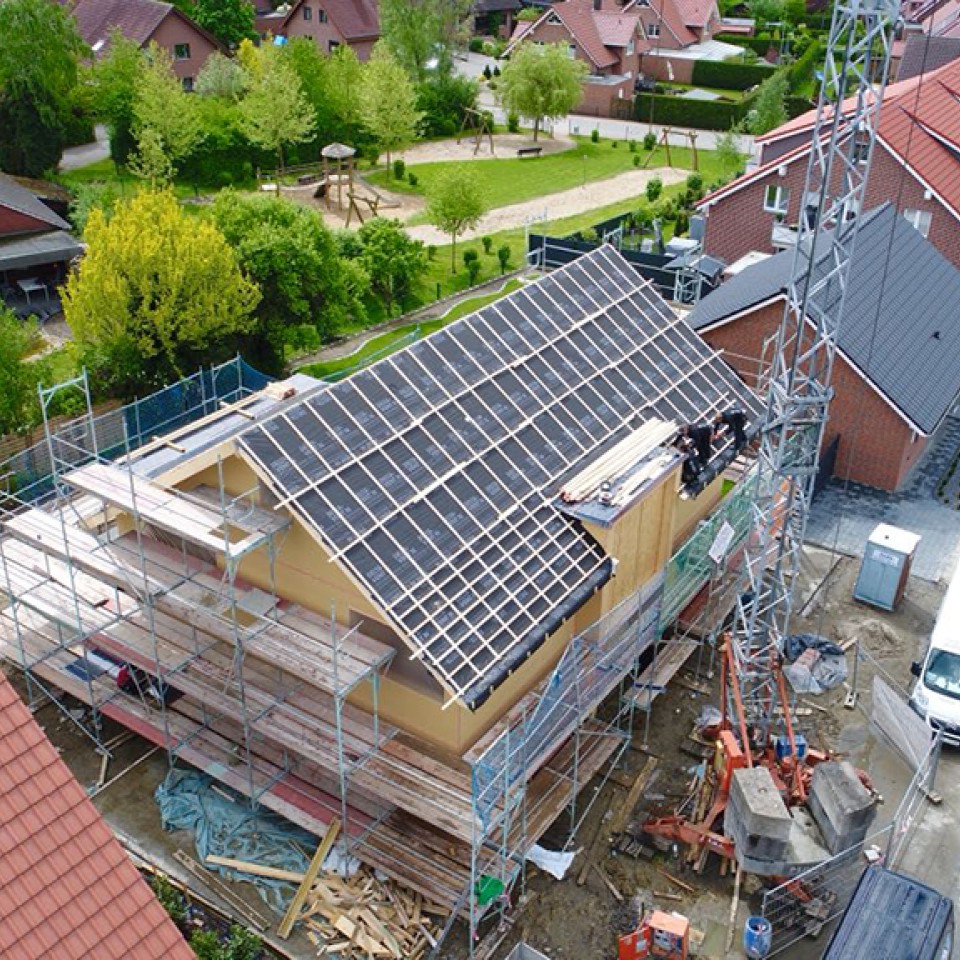 Einfamilienhaus Baufortschritt